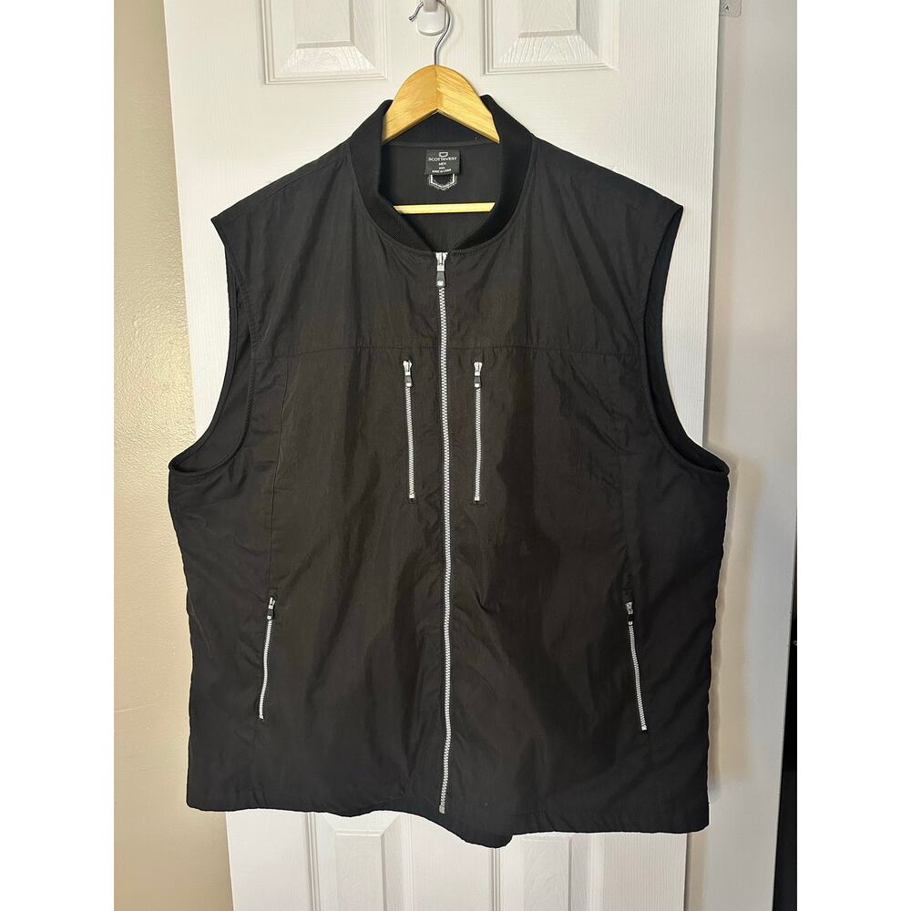 ScottEVest The 101 Vest Men’s XXL Black Utility Zip Outdoor Cyberpunk Gorpcore